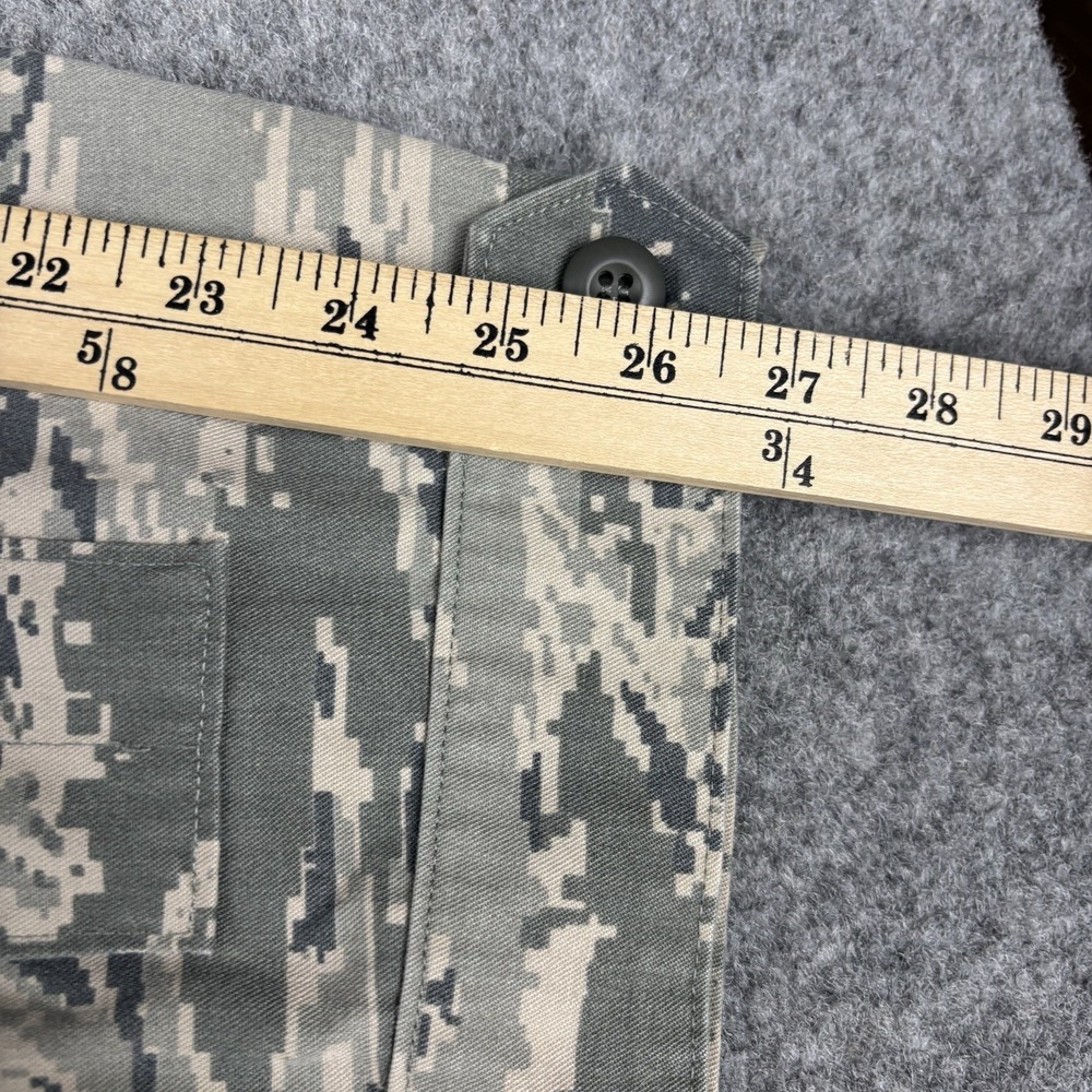 US Air Force ABU Military Jacket 44 Long Tiger Stripe Combat Coat Camo EUC Green - Picture 7 of 10